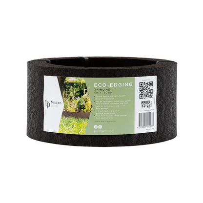 Tuscan Path Rubber Thinline Edging - 6m x 12cm