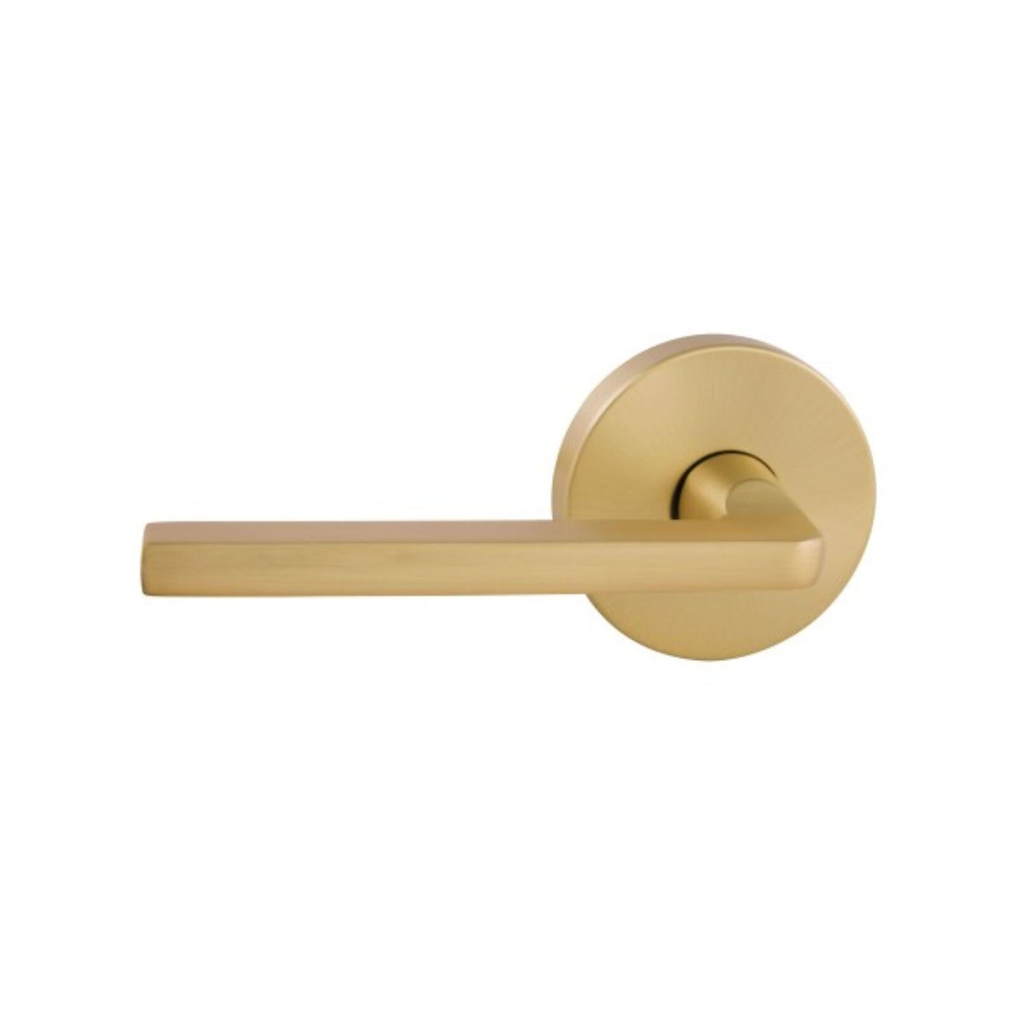 Gainsborough Avant Alba Satin Brass Passage Lever Set - 145 x 64mm
