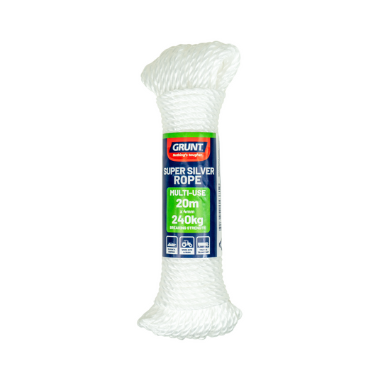 Grunt Supersilver Rope - 4mm x 20m