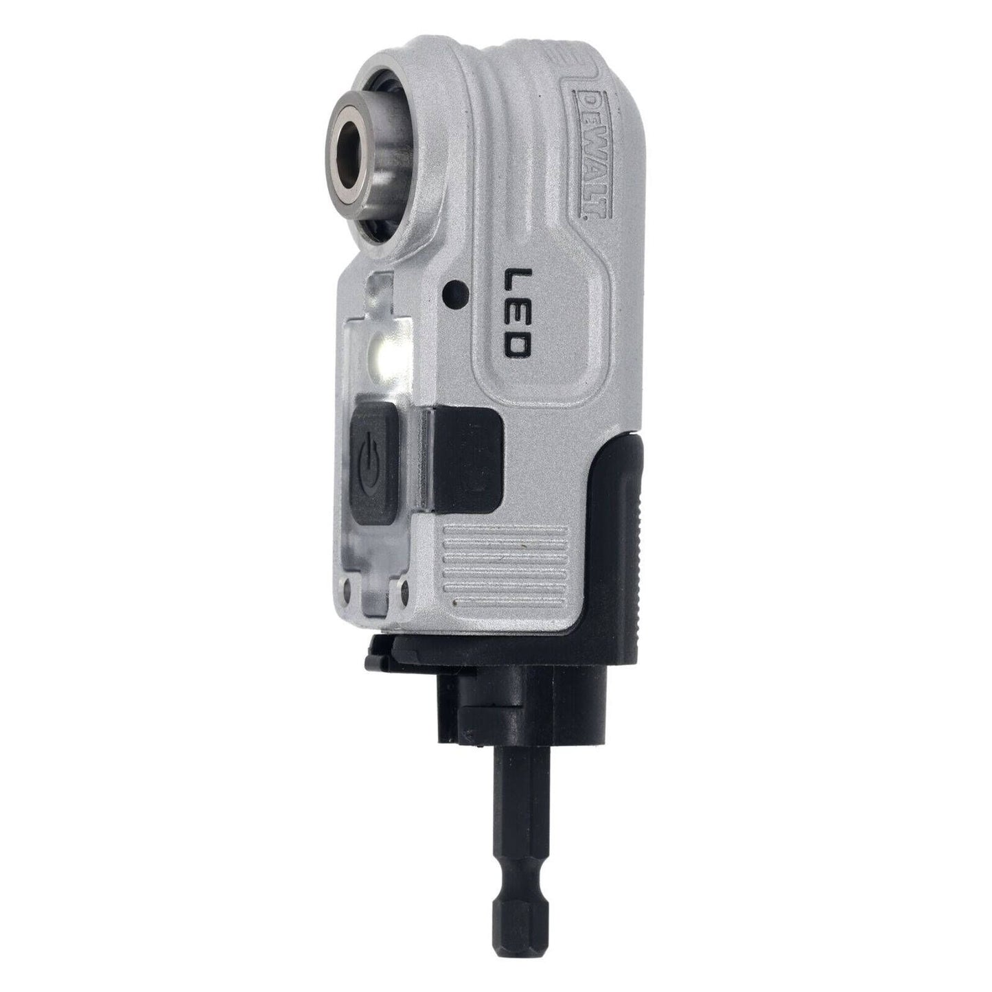 Dewalt Right Angle Hex Impact LED Attachment - 1/4" - 110 x 40 x 120mm