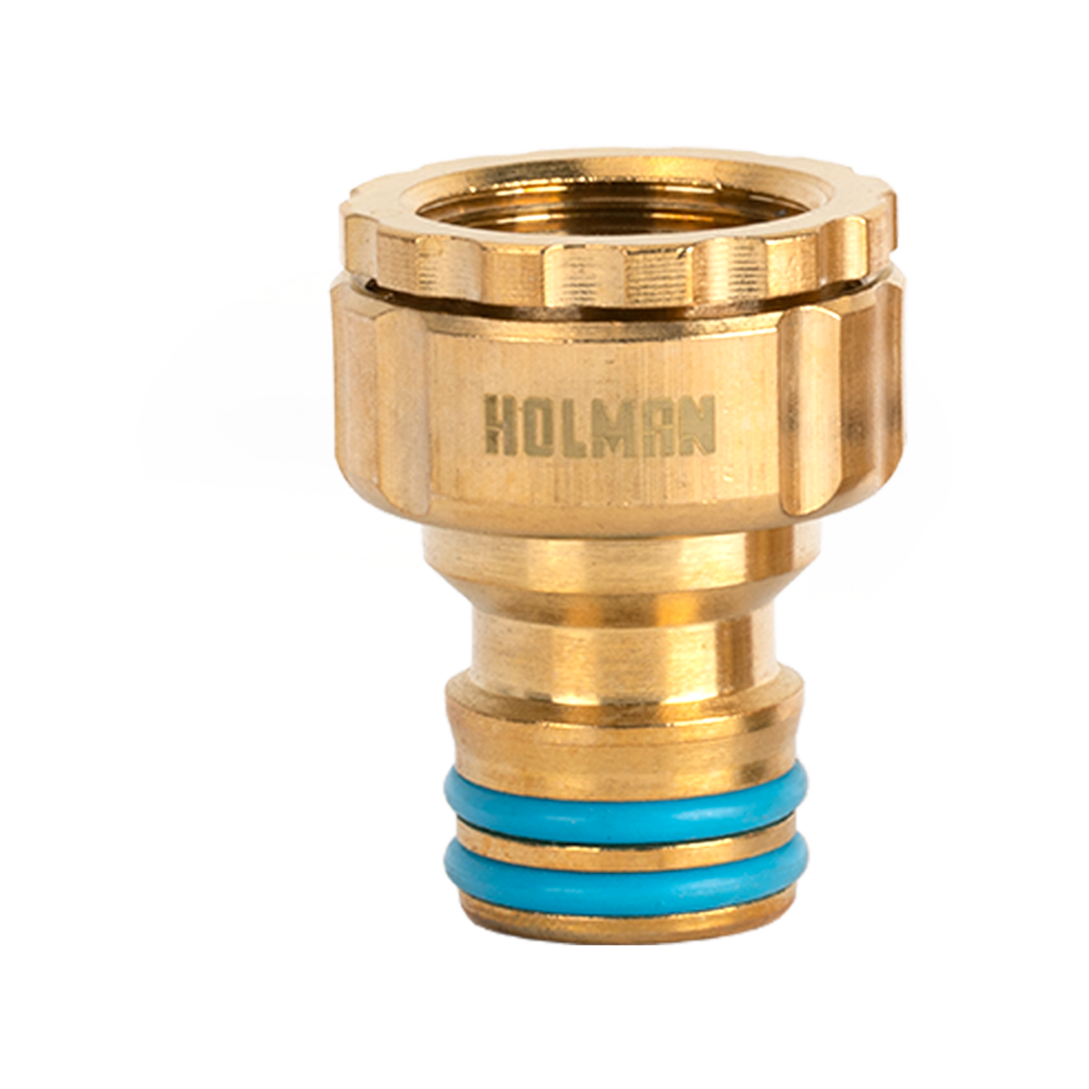Holman Brass Hose Connector Set - 18mm - Durable - Easy Fit - Gold