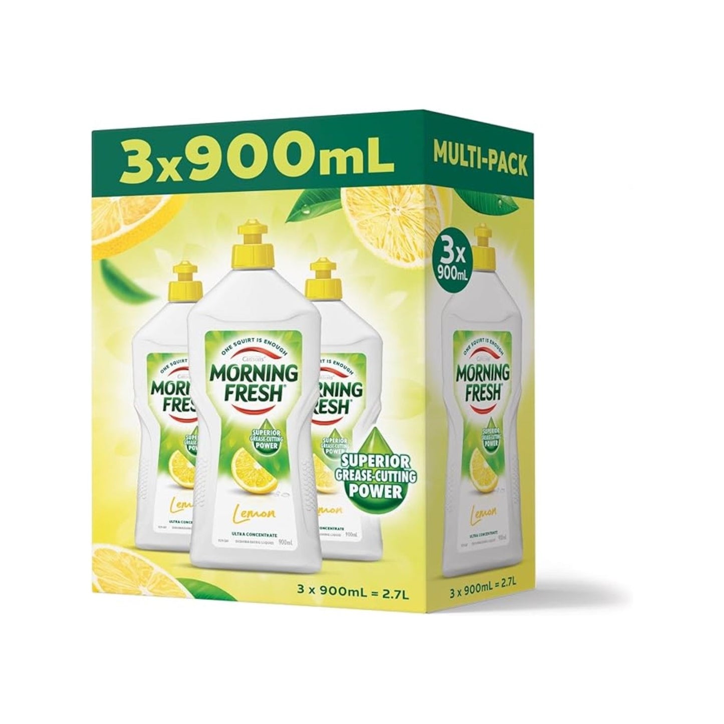 Morning Fresh Lemon Dishwashing Liquid - 900ml - 3 Pack