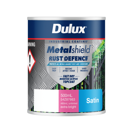 Dulux Metalshield Rust Defence - 500ml - Satin