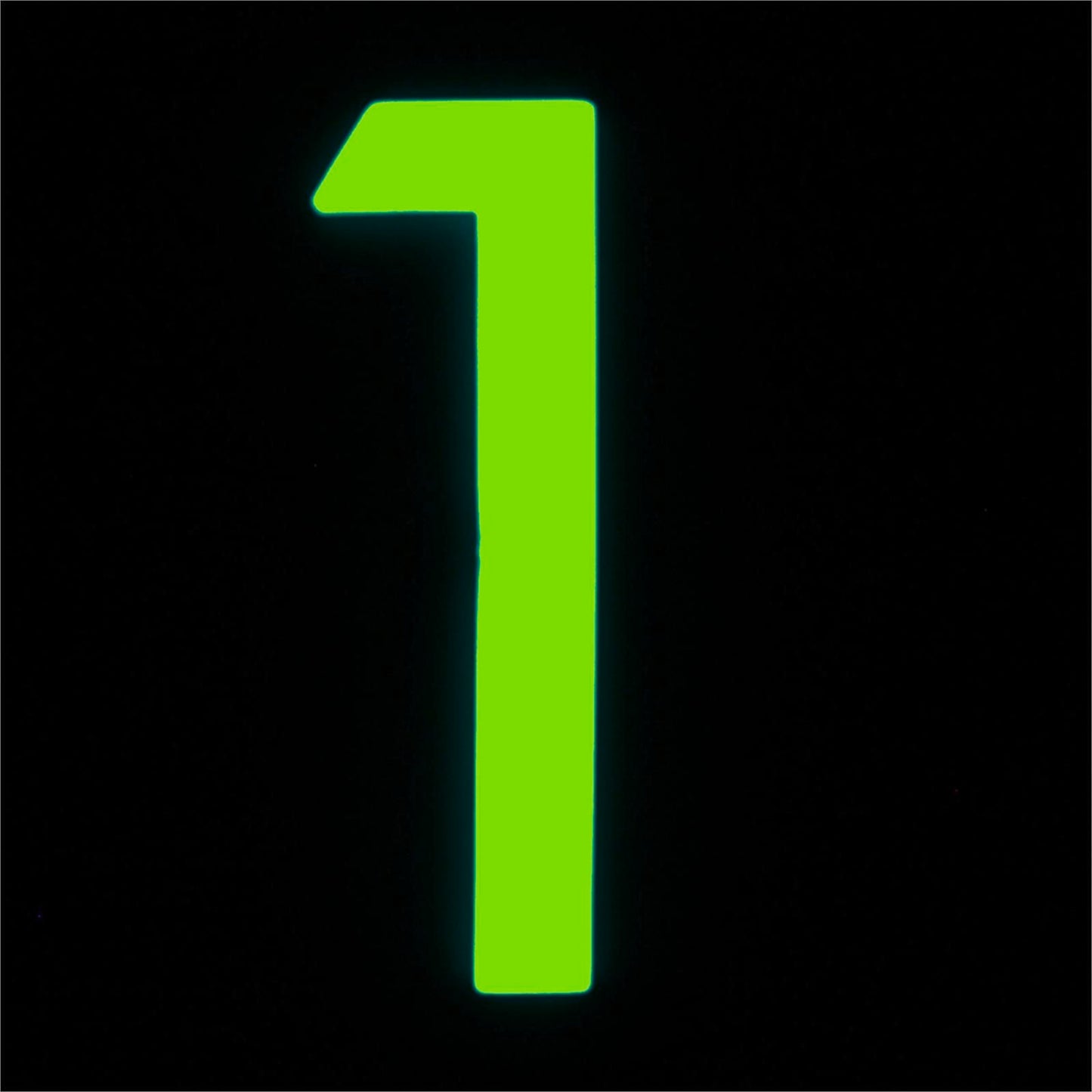 Sandleford Glow In Dark Acrylic House Number 1 - 90mm