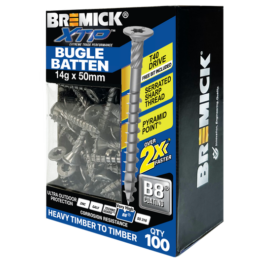 Bremick XTP Bugle Batten - 14g x 50mm - 100 Pack