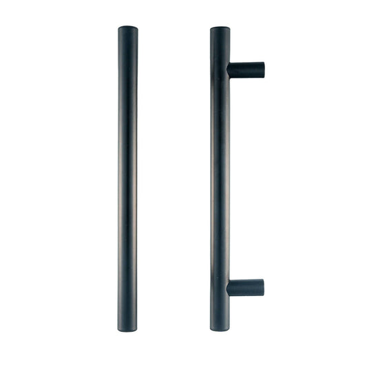 Taskmaster 128mm Matte Black T Handles - 10 Pack