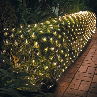 Lytworx Solar Net Lights - 0.8x5m - Copper - 600 LEDs - Outdoor Use