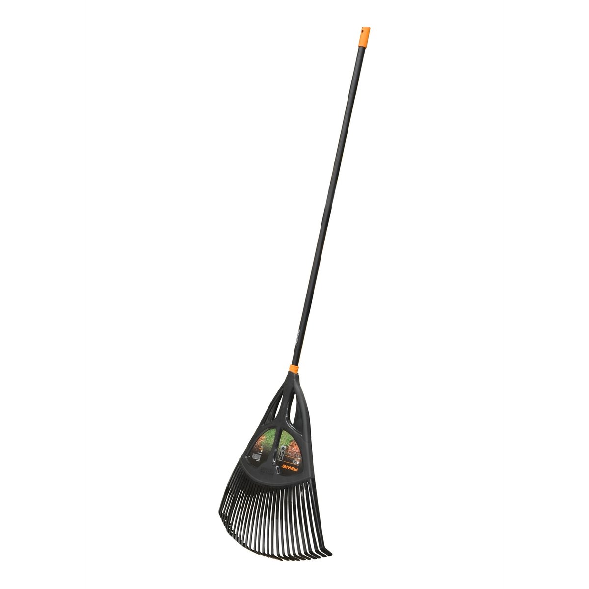 Fiskars XL Solid Leaf Rake - 65cm Aluminium - Lightweight - Durable