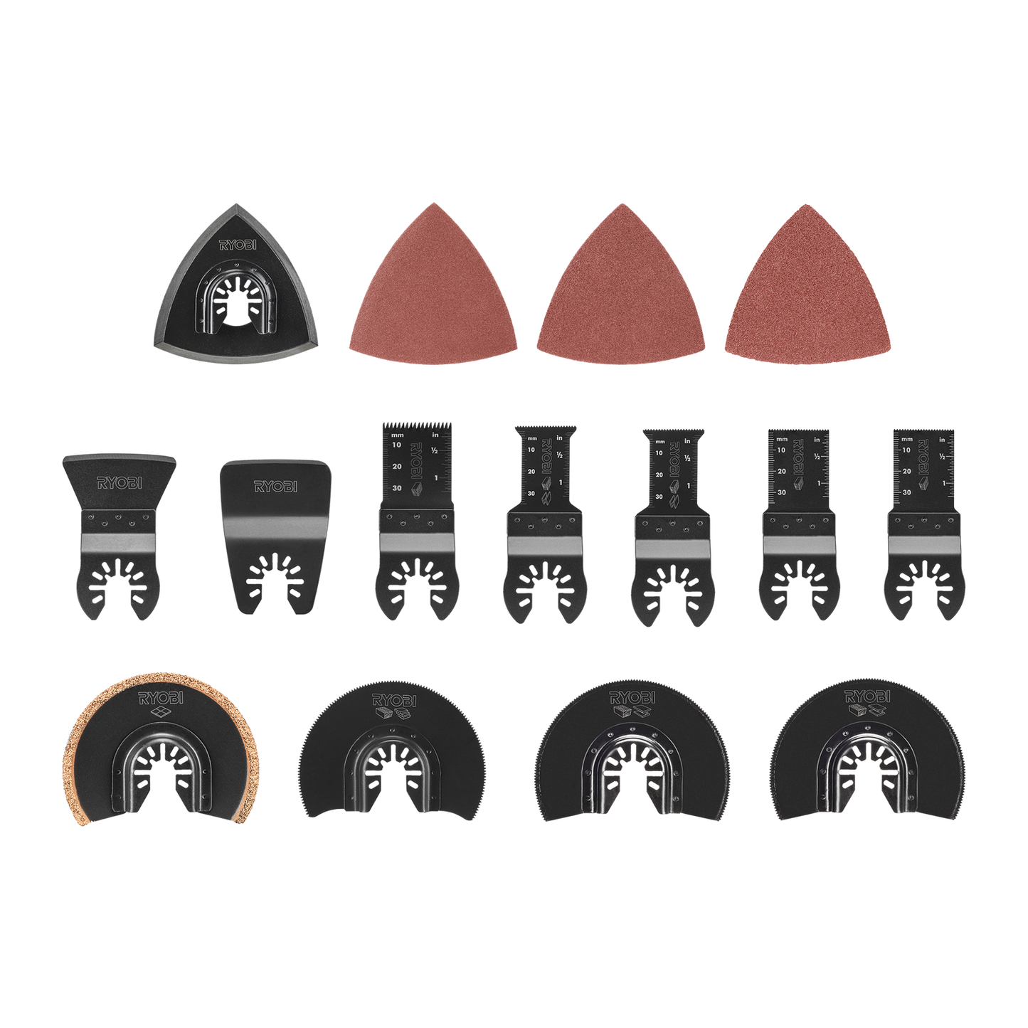 Ryobi Multi Tool Accessory Set - 15 Piece - RMTB152