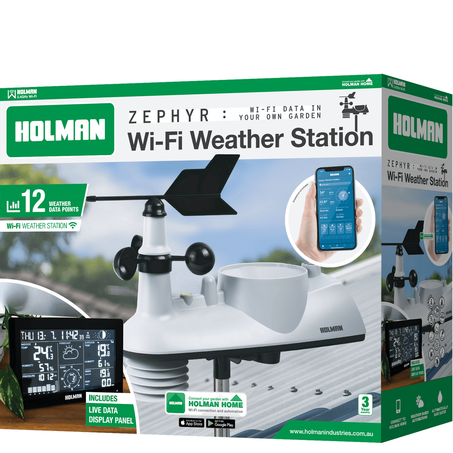 Holman Zephyr Wi-Fi Weather Station