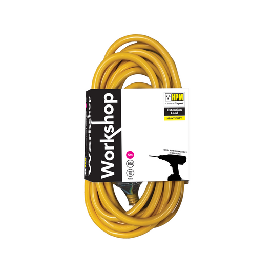 Hpm Heavy Duty Workshop Extension Lead - 5m