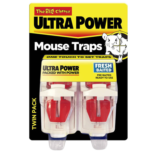 The Big Cheese Ultra Power Mouse Trap - 2 Pack