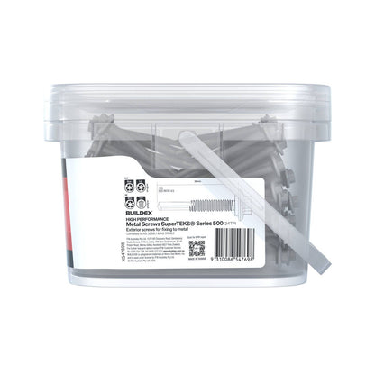 Buildex Galvanised Superteks Screws - 12g x 68mm - 250 Pack