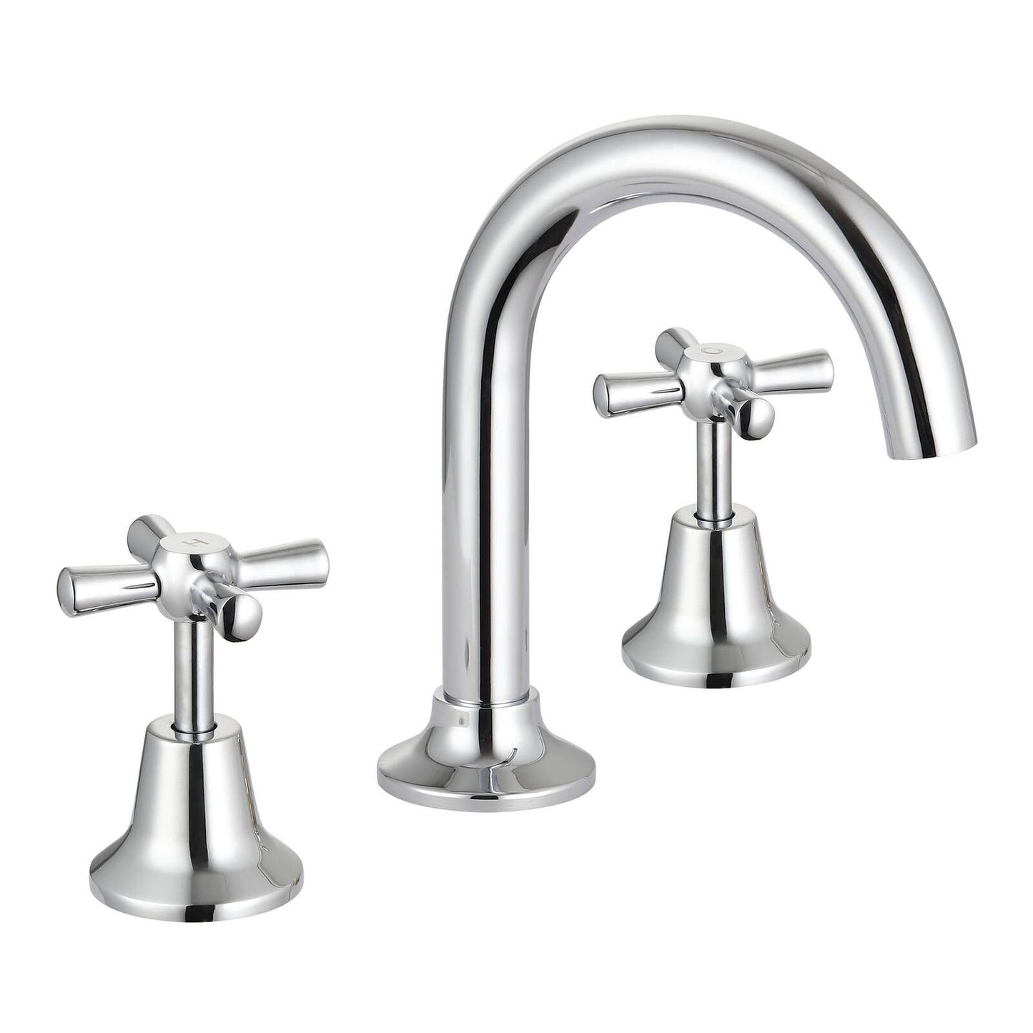 Mondella Chrome Cadenza Basin Set - 1/2 Turn - 1245 x 170 x 130mm