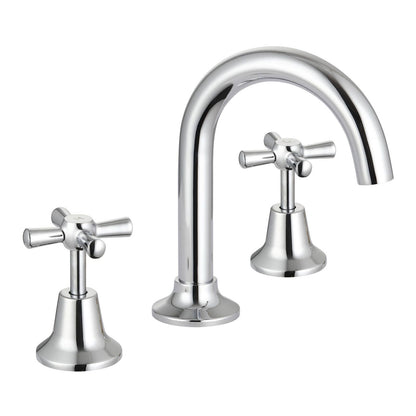 Mondella Chrome Cadenza Basin Set - 1/2 Turn - 1245 x 170 x 130mm