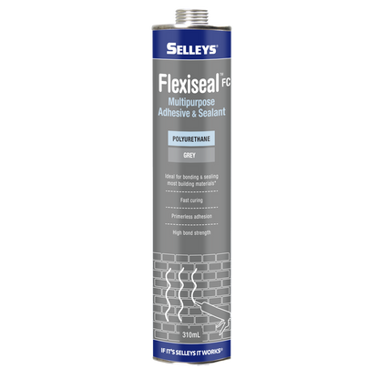 Selleys Grey Flexiseal FC Polyurethane Sealant and Adhesive - 310ml
