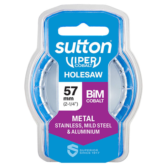 Sutton Tools Viper Cobalt Bi Metal Holesaw - 57mm
