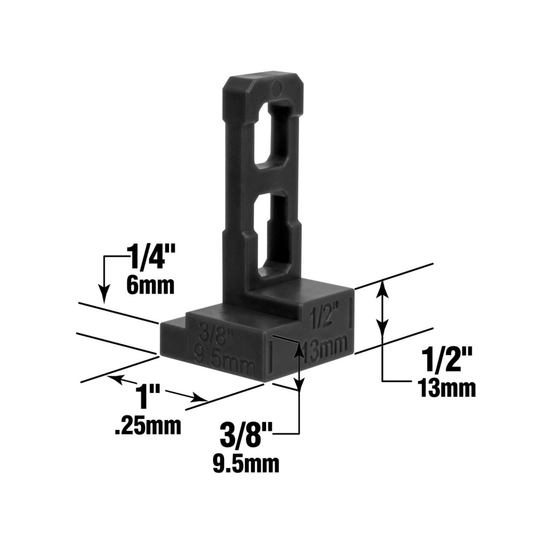 Hanwood Floating Floor Spacers - 4 in 1 - 6,9.5,13mm - 30 Pack