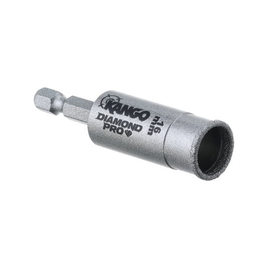 Kango 16mm Diamond Pro Mini Diamond Hole Saw - Tile Porcelain & Stone Drill Bit, 1/4" Shank