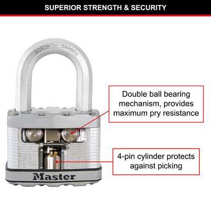 Master Lock Padlock - 45mm - 4 Pack