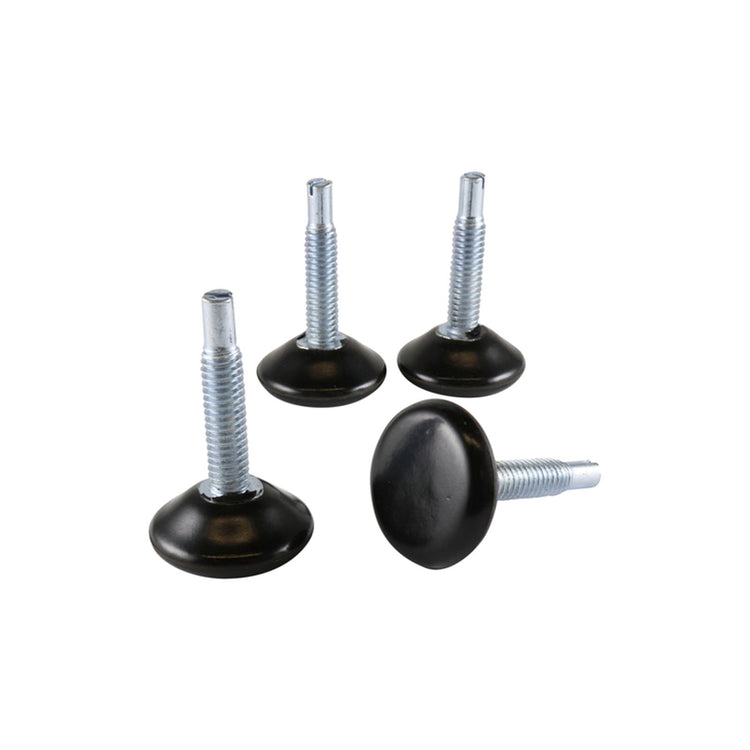 Surface Gard Black Adjustable Glide 30mm 4 Pack