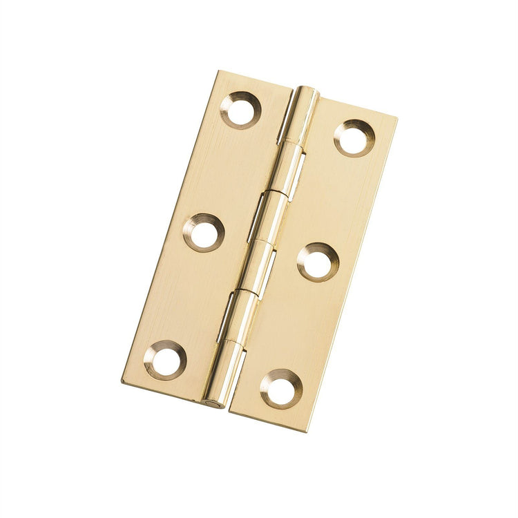 Lane 65mm Brass Fixed Pin Butt Hinge - 2 Pack