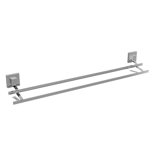Fusion Loc Stainless Steel Double Towel Rail - 80cm