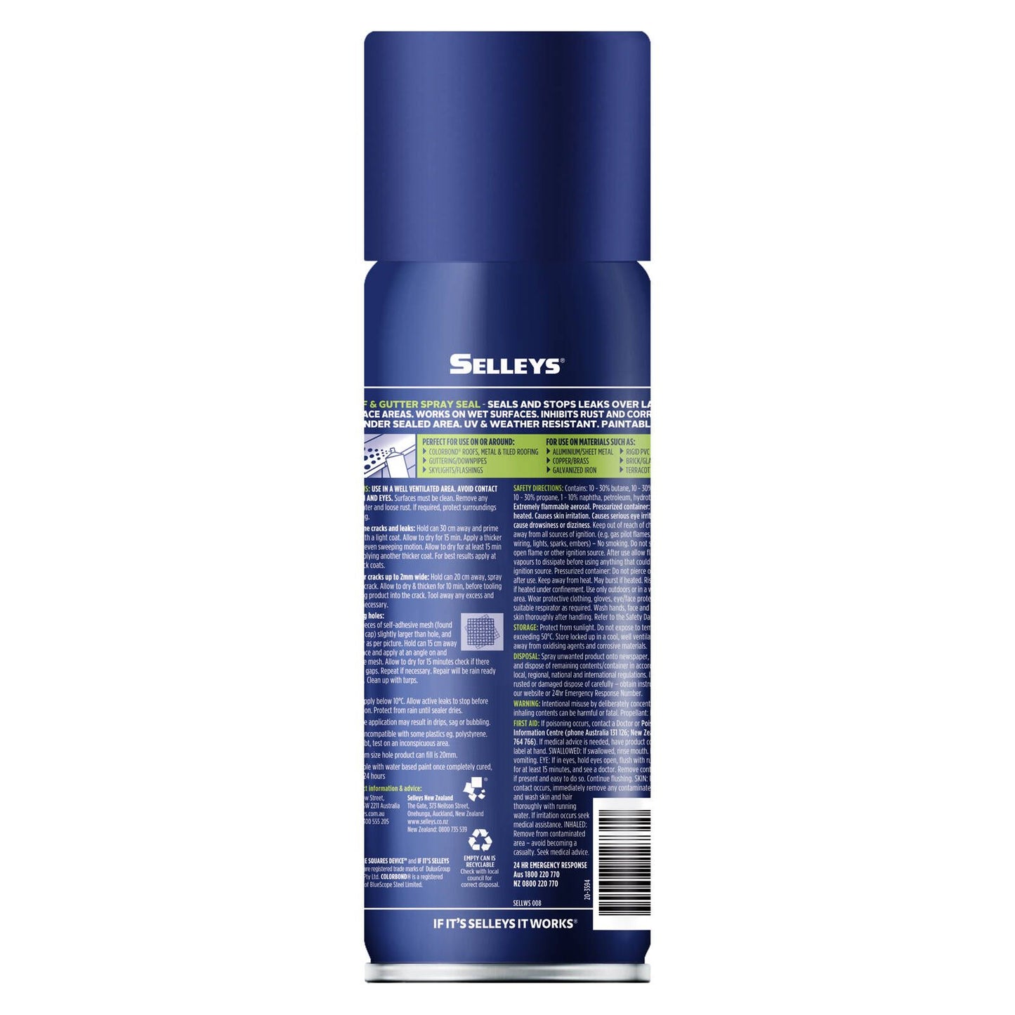 Selleys Roof & Gutter Spray Sealant - 315g