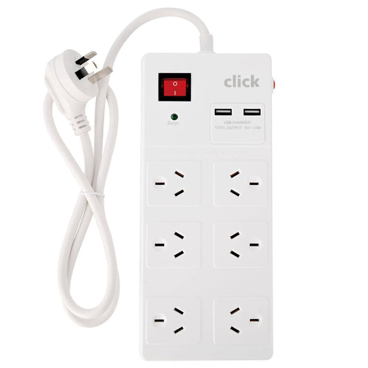 Click Power Board - 6 Outlet