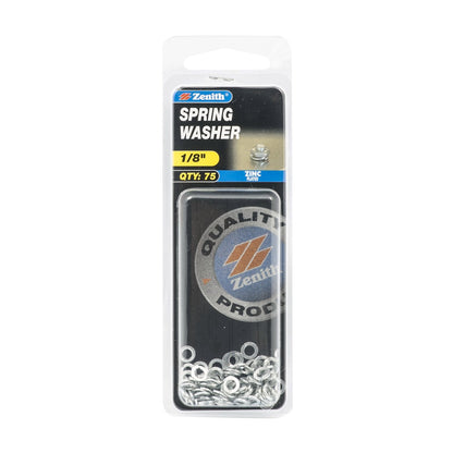 Zenith Spring Washer - 1/8" - 75 Pack
