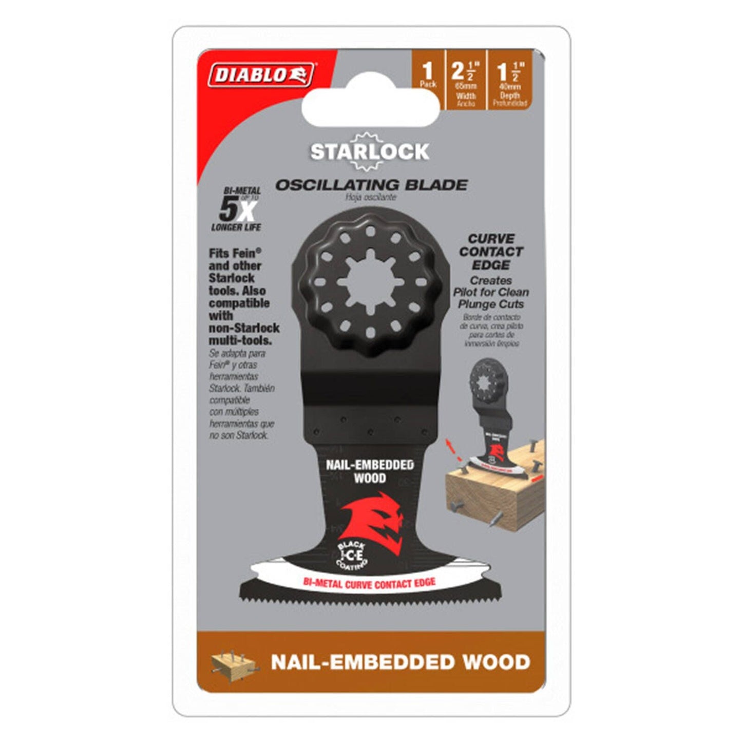 Diablo Starlock Bi Metal Demo Demon OMT - 60mm - 10 Pack
