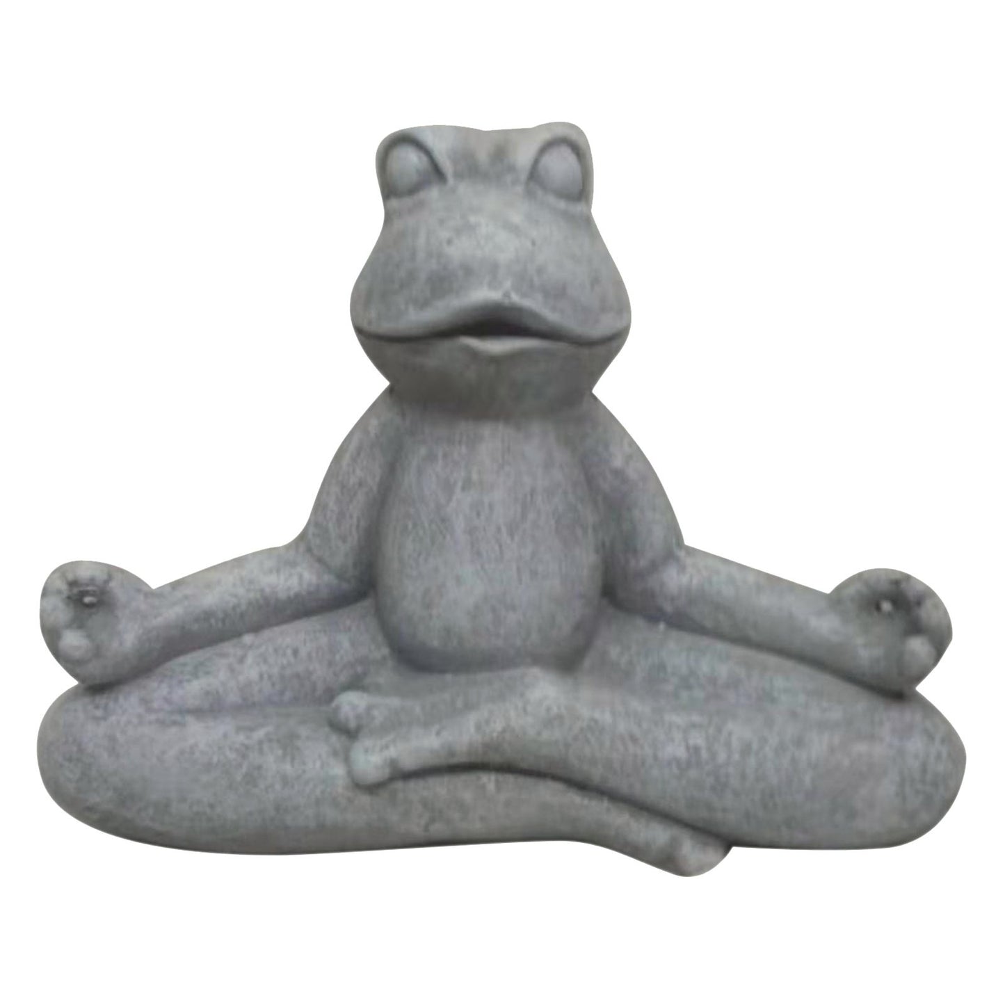 Northcote Pottery Yoga Frog Garden Statue - 31 x 22.5cm