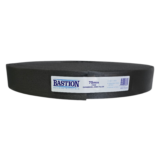 Bastion Expansion Joint Foam - 75mm x 10mm - 25m - Black