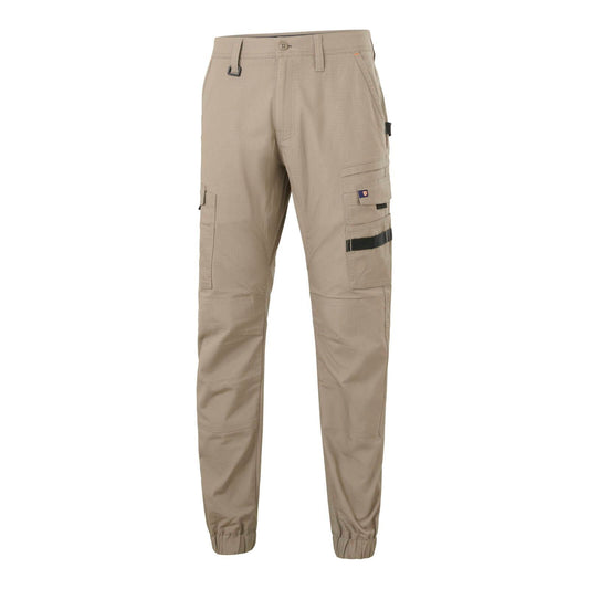 Citeco Cuffed Cargo Ripstop Pant - Size 107r - Khaki