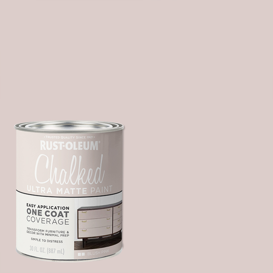 Rust-Oleum Chalked Ultra Matt Paint Blush Pink 887ml