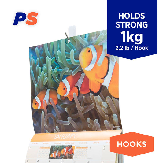 Permastik Medium Cosmo Wire Hooks 6 Pack
