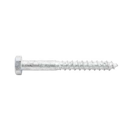 Zenith Hot Dip Galvanised Hex Head Coach Screws - M10 x 90mm - 25 Pack