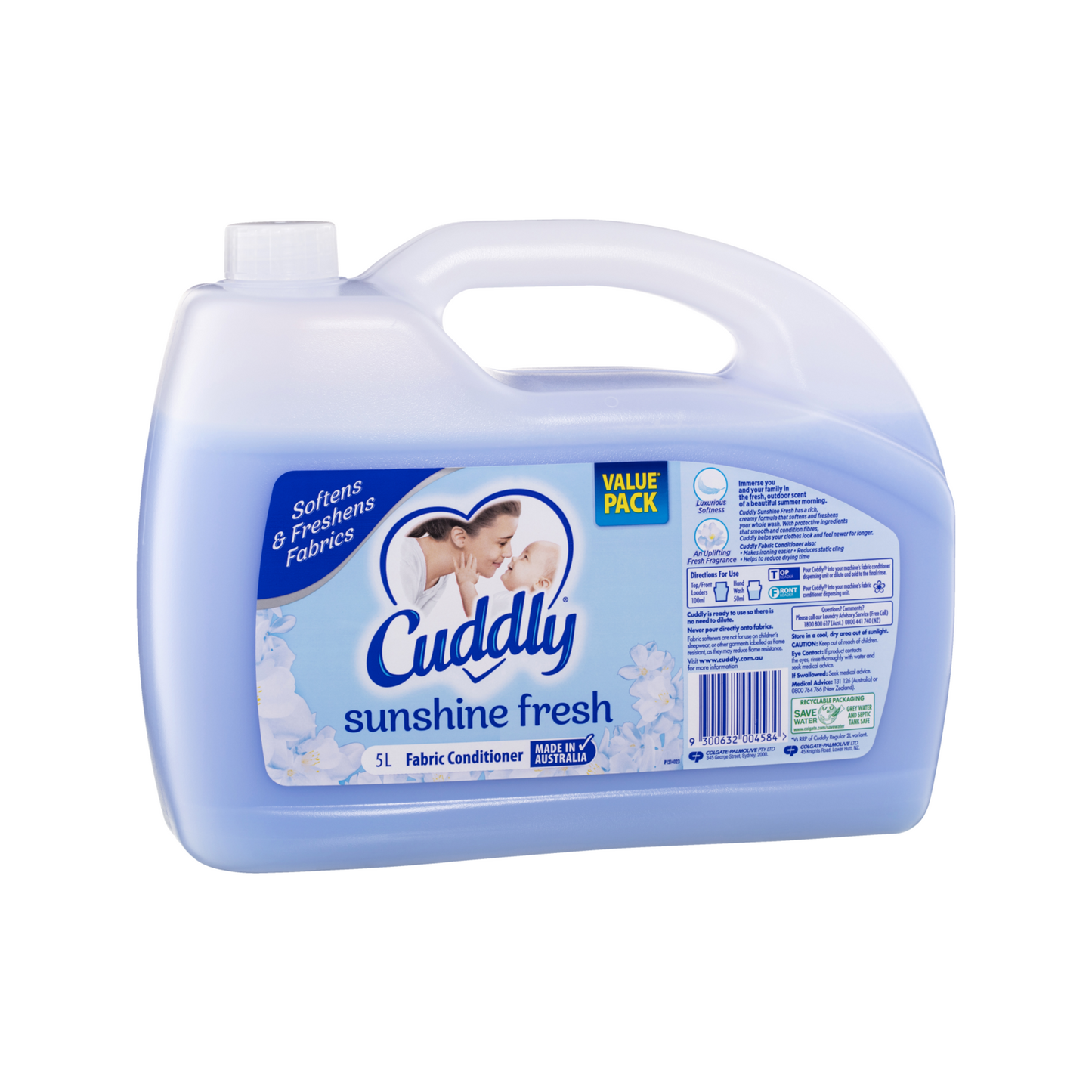 Cuddly Fabric Conditioner Sunshine Fresh - 5L