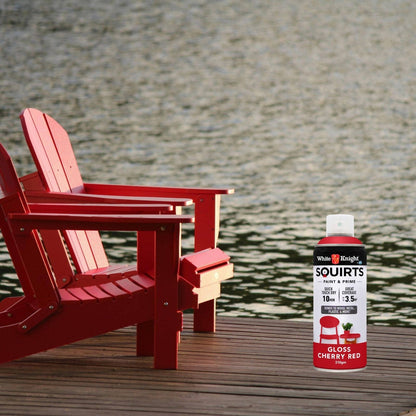 White Knight Squirts Cherry Red Gloss Spray Paint - 310g