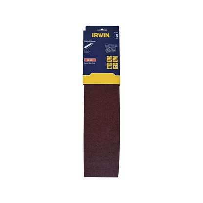 Irwin Sanding Belt - 100 x 914mm - 80 Grit - 3 Pack