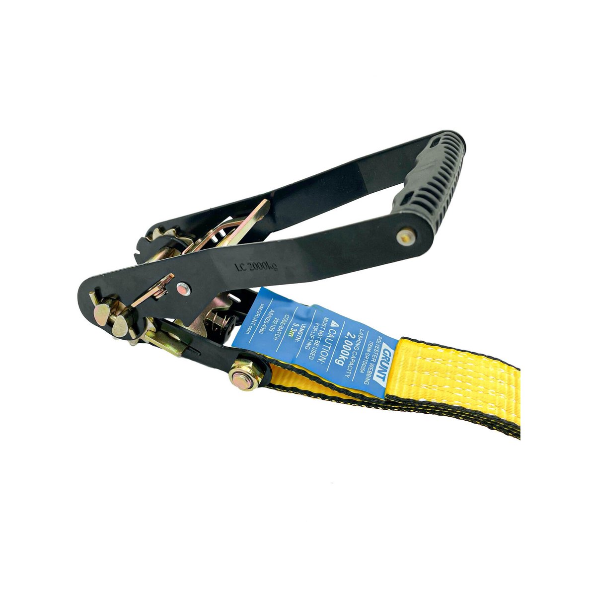 Grunt Ratchet Tie Down - 50mm x 6m - Polyester - 2000kg Capacity