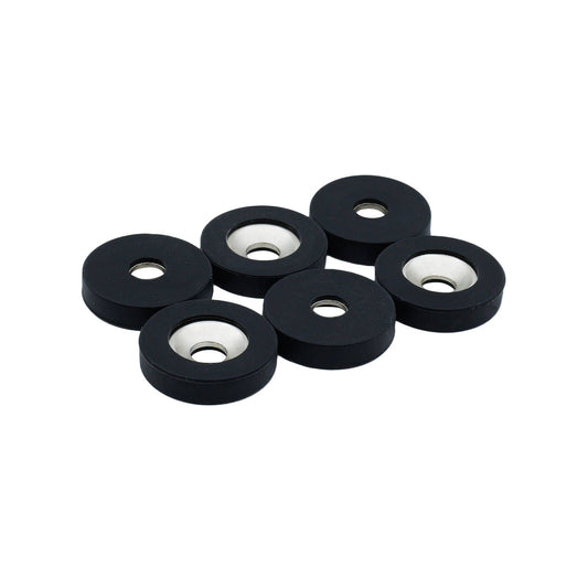 Everhang Black Counter Sunk Magnetic - 26mm - 6 Pack