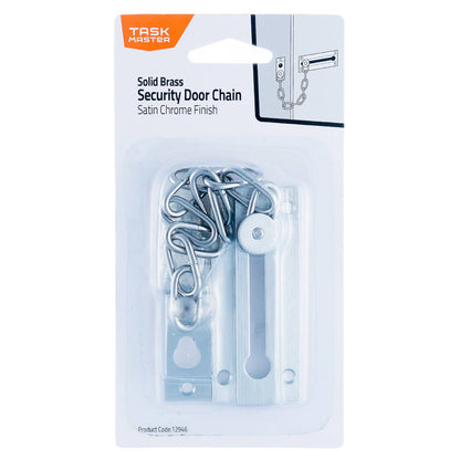 Taskmaster Security Door Chain - 32mm - Satin Chrome