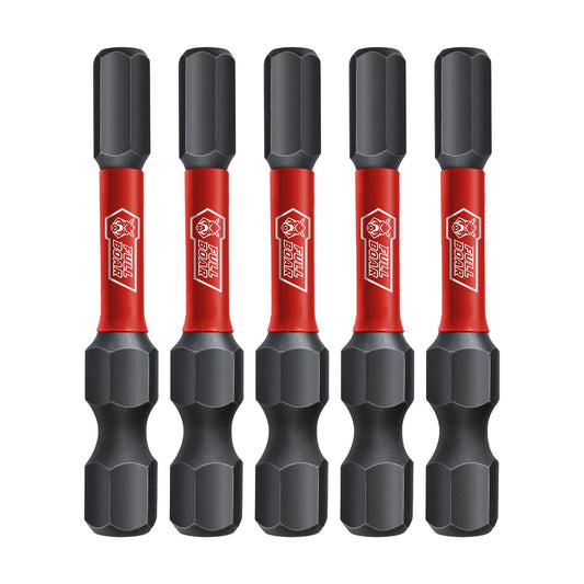 Full Boar Impact Torsion Bit HEX5 x 50mm 5 Pack