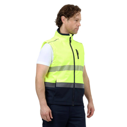 Citeco Yellow Hi Vis Soft Shell Vest - Medium