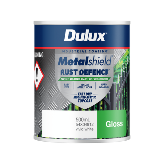 Dulux Metalshield - 500ml - White Gloss