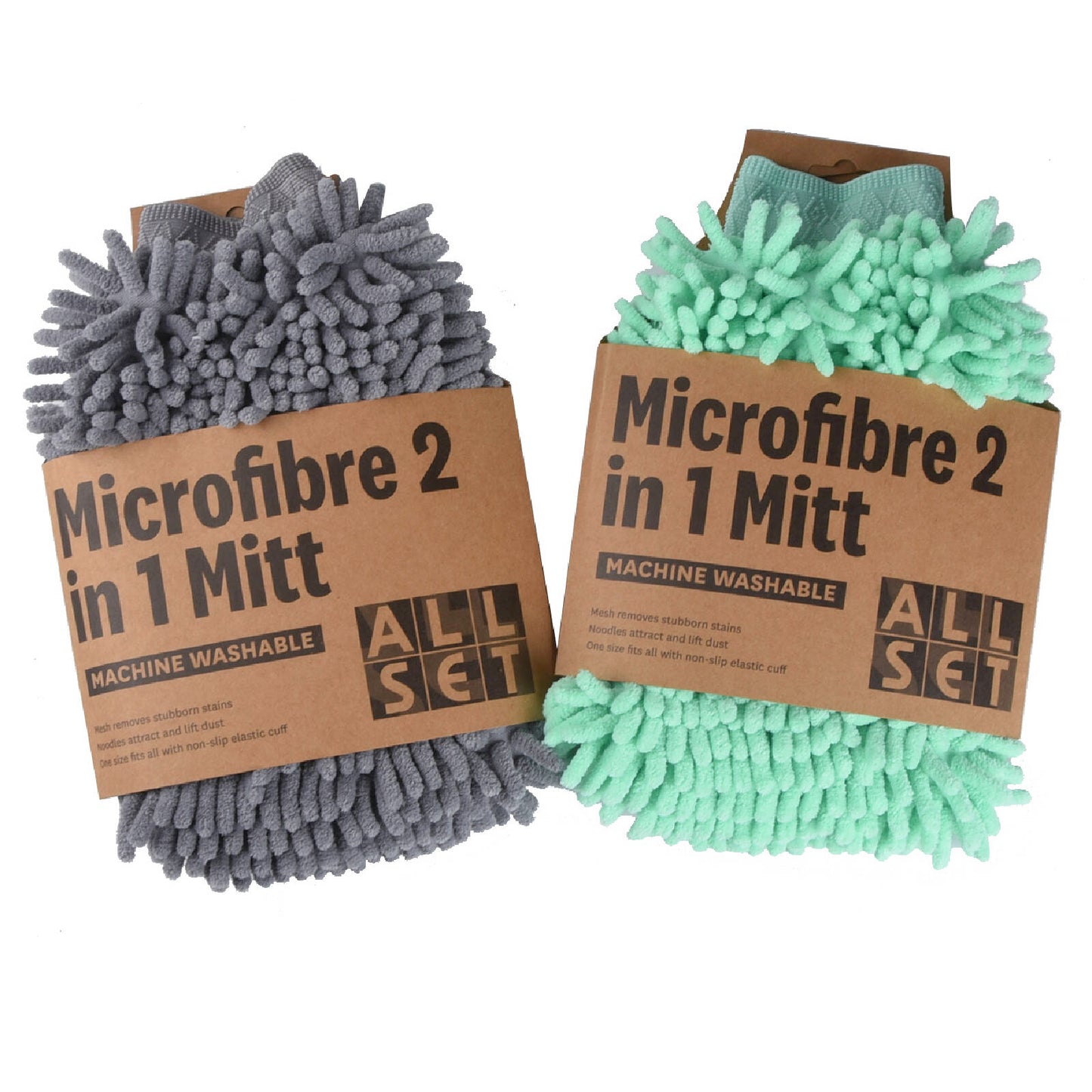 All Set Microfibre Noodle Cleaning Mitt - 170mm