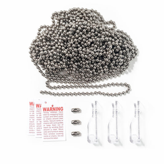 Windoware Metal Roller Blind Chain Replacement Kit - 10m