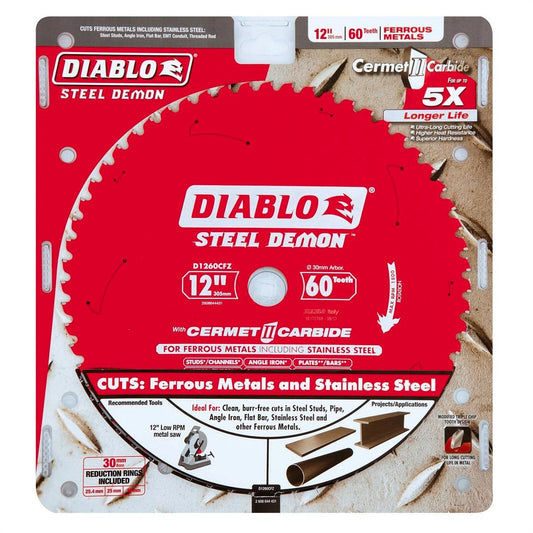 Diablo Steel Demon 12" Circular Saw Blade 60T