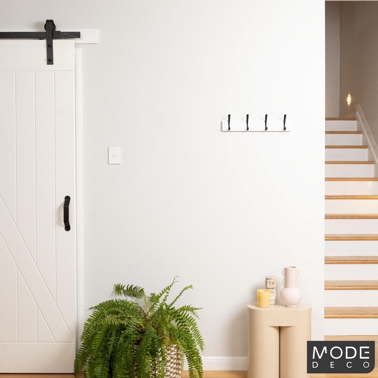 Mode Hat and Coat Rack - 4 Hooks - 450mm